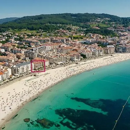 Apartamento En 1ª Línea De Playa Silgar Con Vistas Al Mar Y Parking Privado *