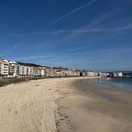 Lägenhet En 1ª Linea De Playa Silgar Con Vistas Al Mar Y Parking Privado *